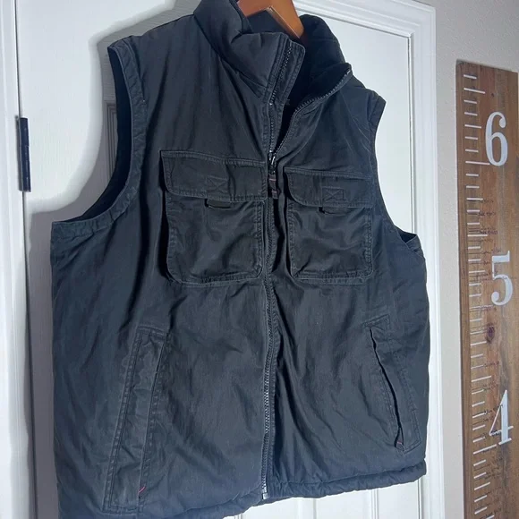 Eddie Bauer Men's Black Goose Down Vest - Large - Picture 2 of 4
